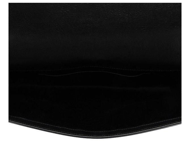 Clutch Belle de Jour in pelle di vitello Saint Laurent Nero - vista 6