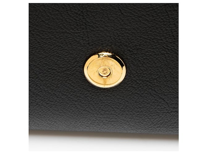 Clutch Belle de Jour in pelle di vitello Saint Laurent Nero - vista 8