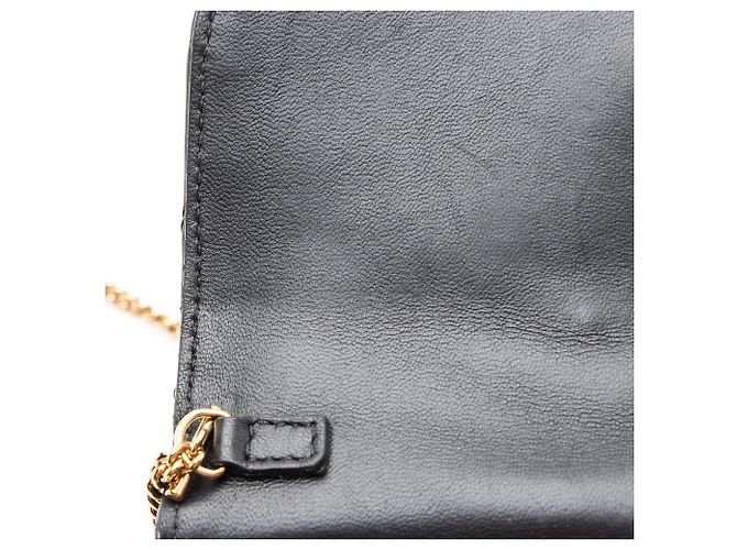 Mini borsa Virtus in pelle di vitello Versace Nero - vista 10