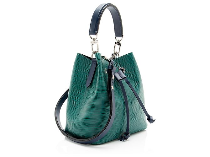 Néonoé Borsa a Spalla Louis Vuitton Epi Leather Neonoe BB Blu - vista 2