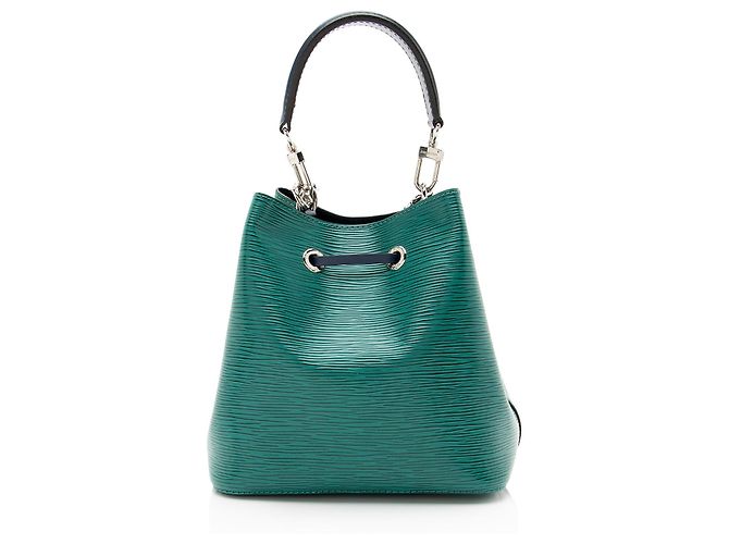 Néonoé Borsa a Spalla Louis Vuitton Epi Leather Neonoe BB Blu - vista 3