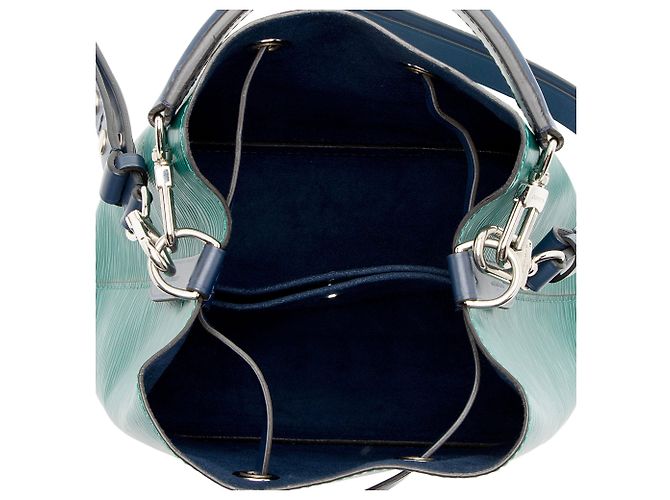 Néonoé Borsa a Spalla Louis Vuitton Epi Leather Neonoe BB Blu - vista 7