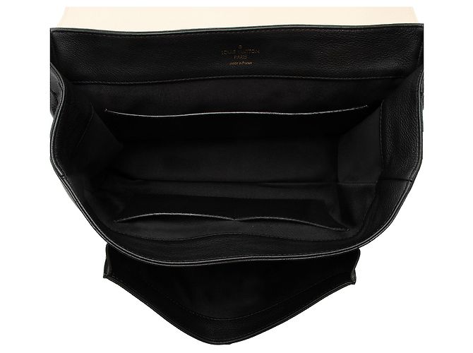 Borsa Louis Vuitton in pelle di vitello Lockme MM Marrone Beige - vista 7