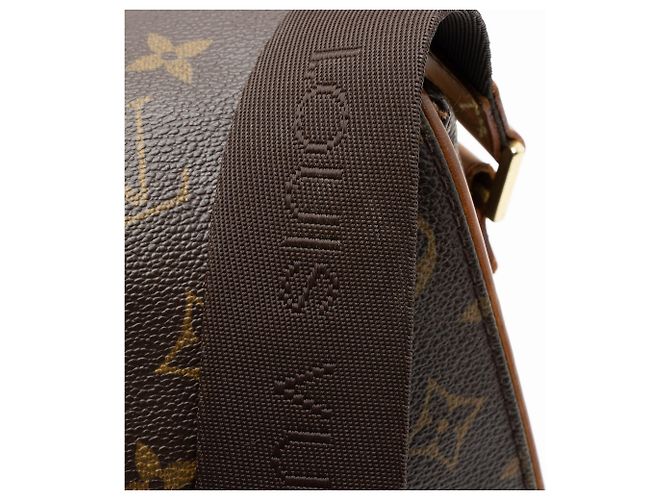 Louis Vuitton Vintage Monogram Canvas Abbesses Messenger Marron - vue 10