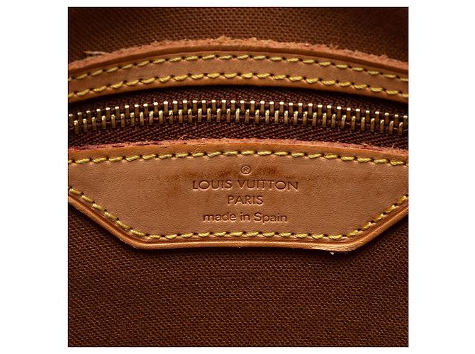 Louis Vuitton Vintage Monogram Canvas Abbesses Messenger Marron - vue 8