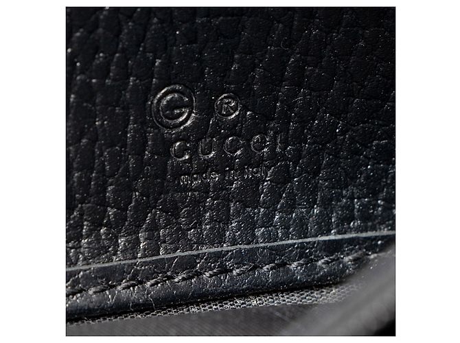Portafoglio Continental in pelle con Interlocking G Gucci Nero - vista 6