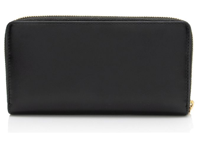 Portafoglio in pelle con logo e chiusura a zip Gucci Nero - vista 3