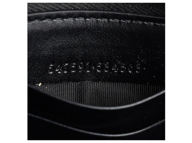Portafoglio in pelle con logo e chiusura a zip Gucci Nero - vista 4