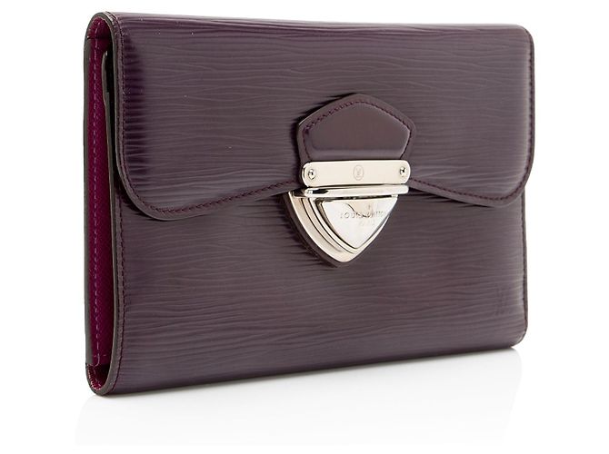 Portafoglio Eugenie in pelle Epi di Louis Vuitton Porpora - vista 2