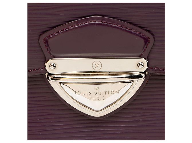 Portafoglio Eugenie in pelle Epi di Louis Vuitton Porpora - vista 8
