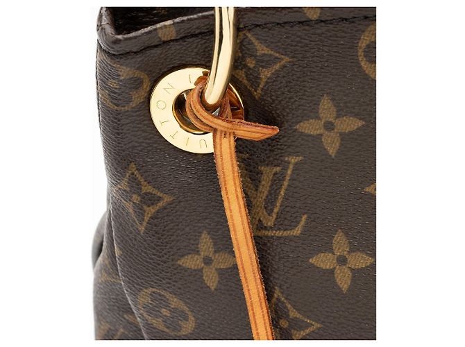 Borsa a Spalla Louis Vuitton Monogram Canvas Artsy MM Marrone - vista 10