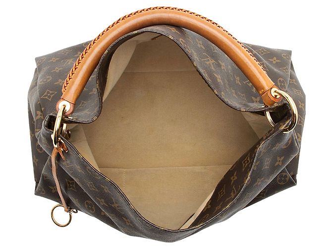 Borsa a Spalla Louis Vuitton Monogram Canvas Artsy MM Marrone - vista 7
