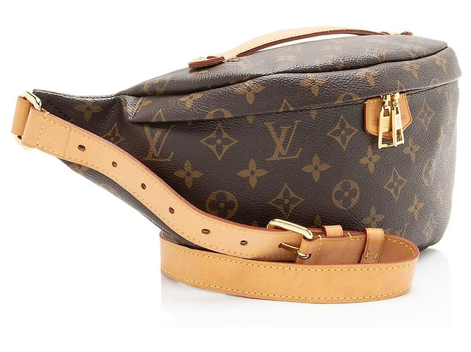 Bumbag in tela Monogram Louis Vuitton Marrone - vista 2