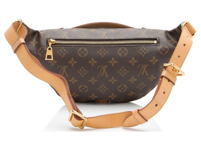 Bumbag in tela Monogram Louis Vuitton Marrone - vista 3