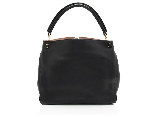 Louis Vuitton in pelle di vitello Tournon Hobo Nero - vista 3