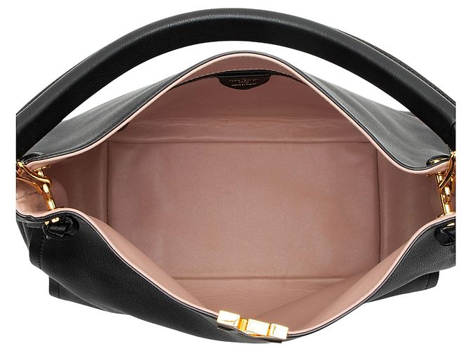 Louis Vuitton in pelle di vitello Tournon Hobo Nero - vista 7