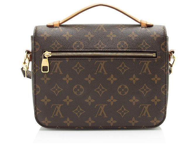 Borsa a tracolla Pochette Metis in tela Monogram Louis Vuitton Marrone - vista 3