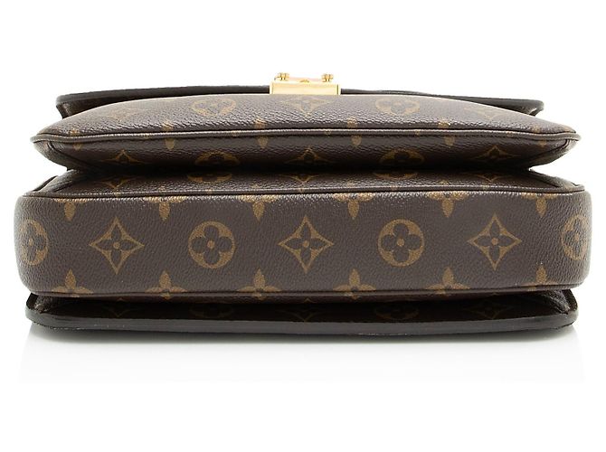 Borsa a tracolla Pochette Metis in tela Monogram Louis Vuitton Marrone - vista 4