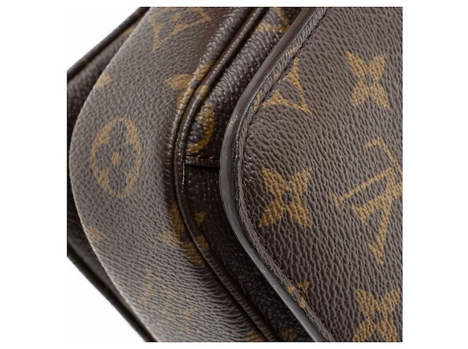 Borsa a tracolla Pochette Metis in tela Monogram Louis Vuitton Marrone - vista 9
