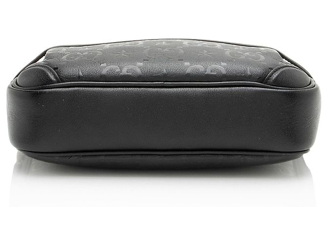 Borsa a tracolla Gucci GG Leather Star Nero - vista 4