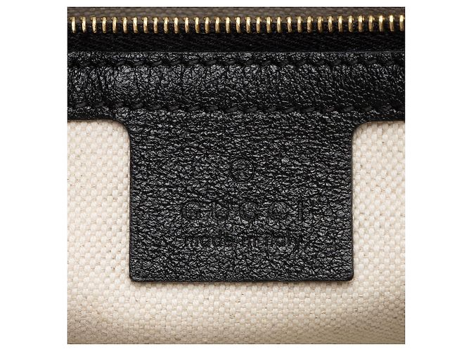 Borsa a tracolla Gucci GG Leather Star Nero - vista 8