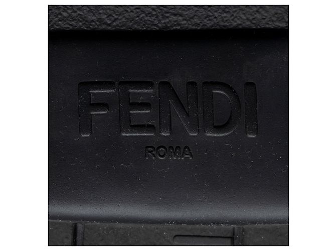 Fendi Fendigraphy Leder Platform Loafer - Größe 10 / 40 Braun Beige - Ansicht 7
