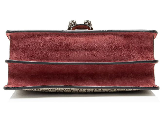 Gucci GG Supreme Blooms Dionysus Große Schultertasche Braun - Ansicht 4