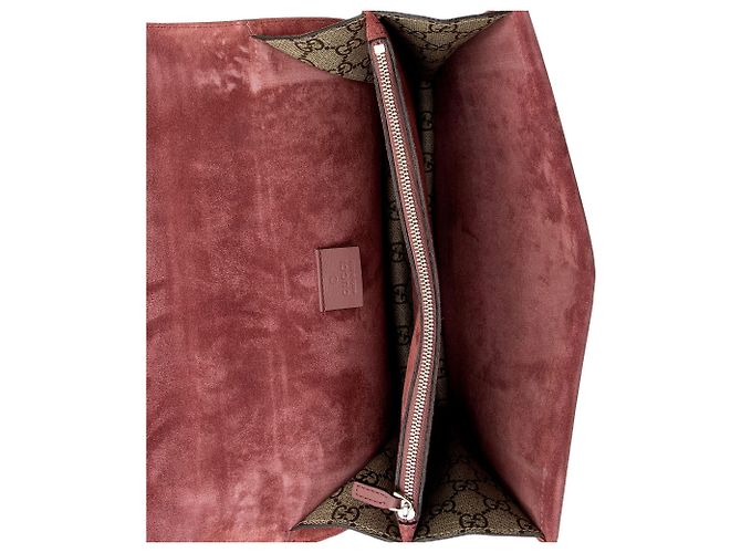 Gucci GG Supreme Blooms Dionysus Große Schultertasche Braun - Ansicht 7