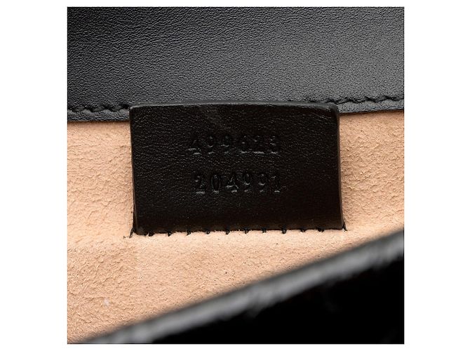 Bolso de hombro Gucci GG Velvet Crystal Dionysus Medium E/W Negro - vista 6
