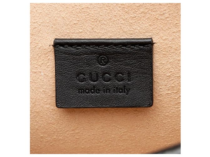 Bolso de hombro Gucci GG Velvet Crystal Dionysus Medium E/W Negro - vista 8