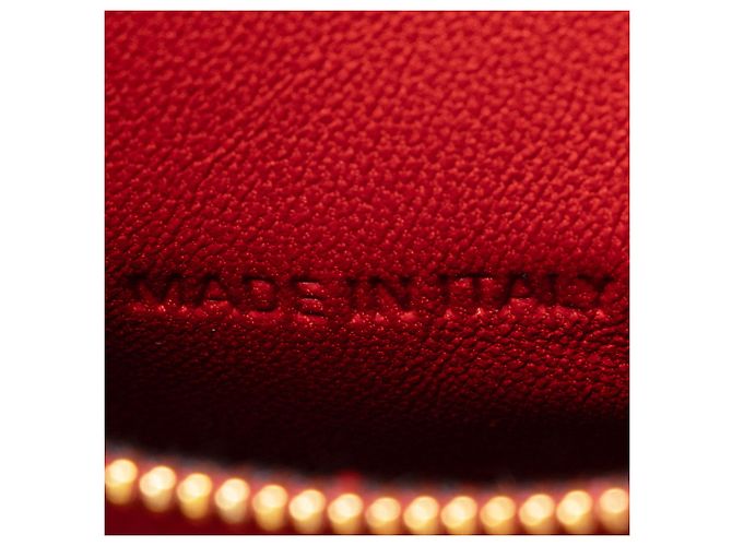 Balenciaga Borsa Hourglass Small Top Handle in pelle di vitello granulata Rosso - vista 9