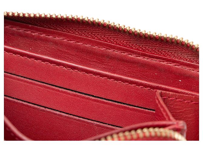 Cartera Zippy Coin Monogram Vernis Rayures Edición Limitada Louis Vuitton Roja - vista 10