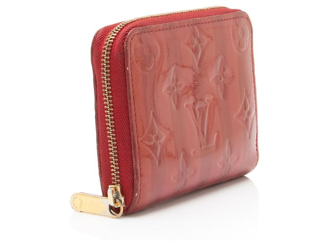 Cartera Zippy Coin Monogram Vernis Rayures Edición Limitada Louis Vuitton Roja - vista 2