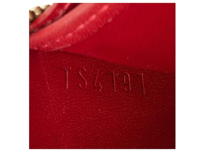 Cartera Zippy Coin Monogram Vernis Rayures Edición Limitada Louis Vuitton Roja - vista 4