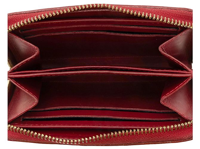Cartera Zippy Coin Monogram Vernis Rayures Edición Limitada Louis Vuitton Roja - vista 5