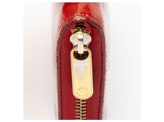 Cartera Zippy Coin Monogram Vernis Rayures Edición Limitada Louis Vuitton Roja - vista 7