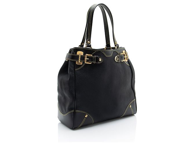 Tote Louis Vuitton Le Majestueux in pelle Suhali Nero - vista 2