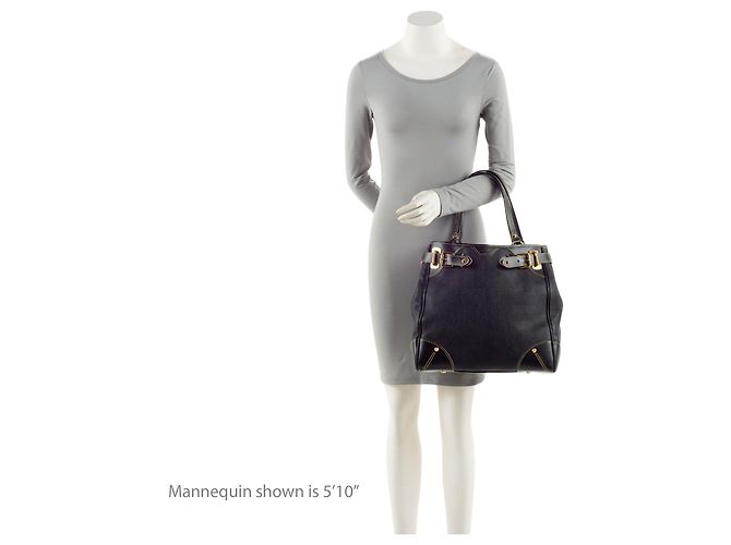 Tote Louis Vuitton Le Majestueux in pelle Suhali Nero - vista 5