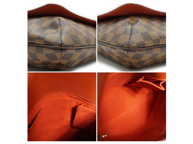 Louis Vuitton Stoff Schultertasche Musette Braun - Ansicht 5