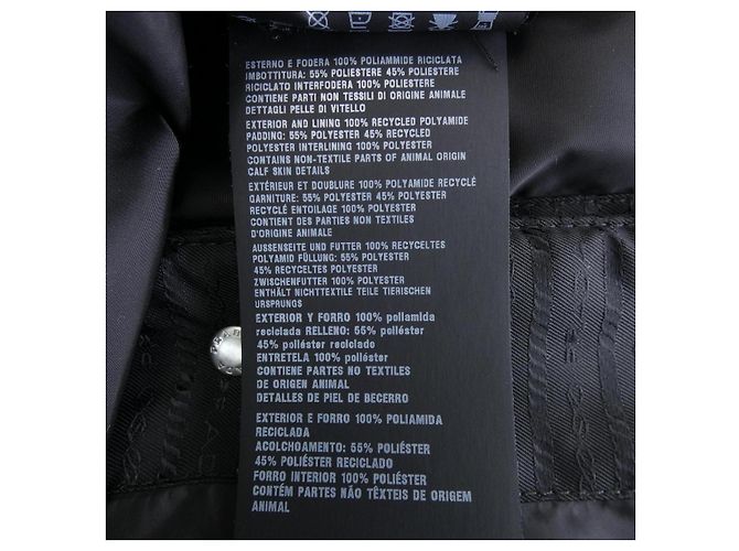 Prada RE-NYLON Weste Schwarz - Ansicht 3