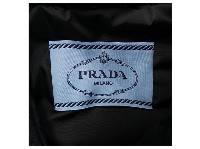 Prada RE-NYLON Weste Schwarz - Ansicht 4