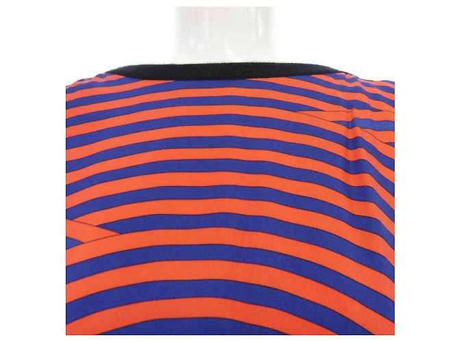 Hermès Hermes Twillene Seide-Kaschmir-Kleid 34 Schwarz Rot Blau - Ansicht 5