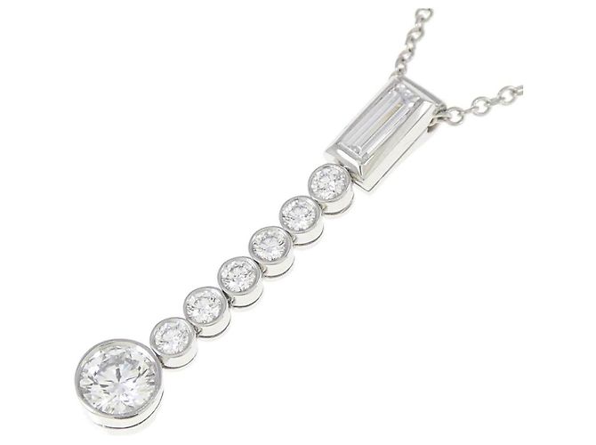 Tiffany & Co Collana Tiffany Jazz Drop in platino e diamanti Argento - vista 3