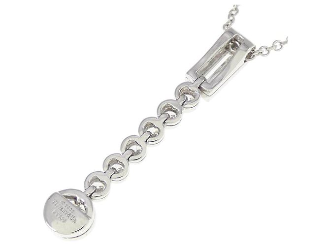 Tiffany & Co Collana Tiffany Jazz Drop in platino e diamanti Argento - vista 4