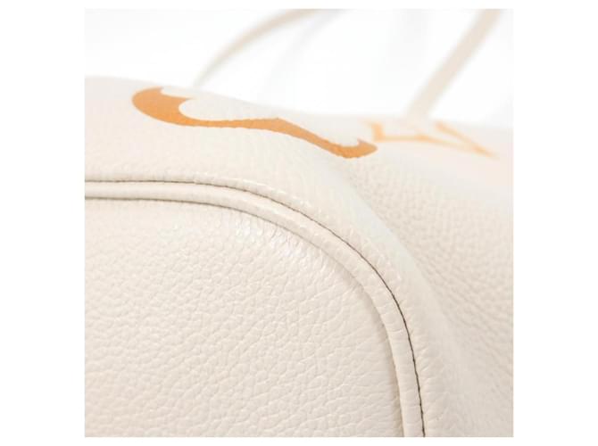 Borsa Louis Vuitton Neverfull Monogram Empreinte Beige - vista 2