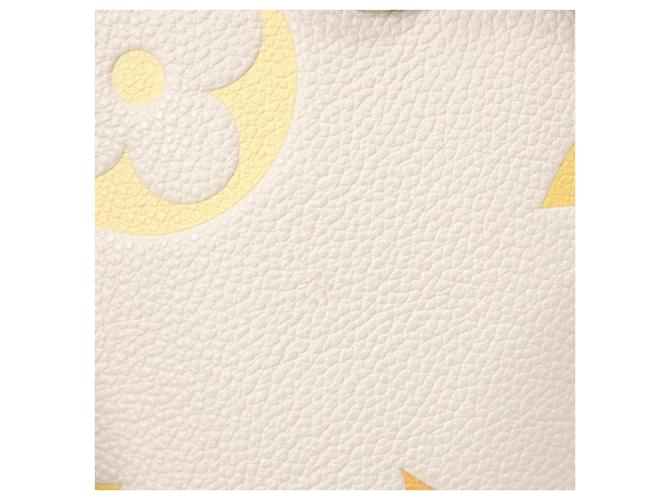 Borsa Louis Vuitton Neverfull Monogram Empreinte Beige - vista 4