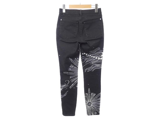 Jeans in denim Chanel Nero - vista 2