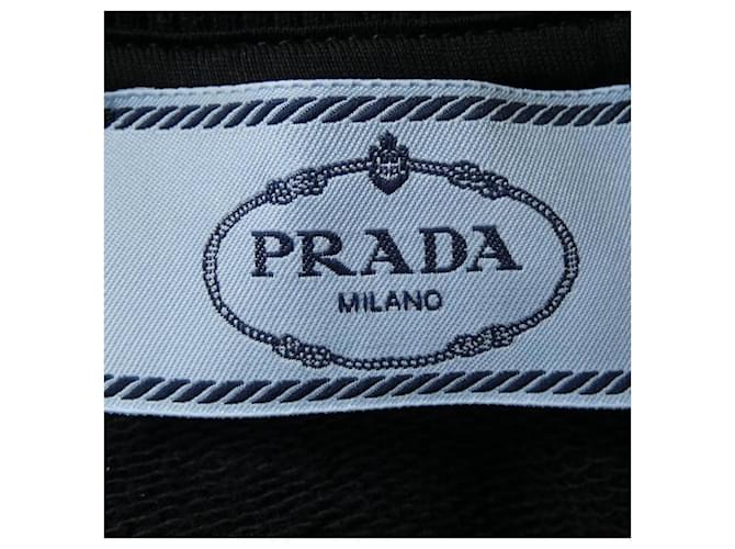 Sweatshirt de algodão Prada Preto - vista 4