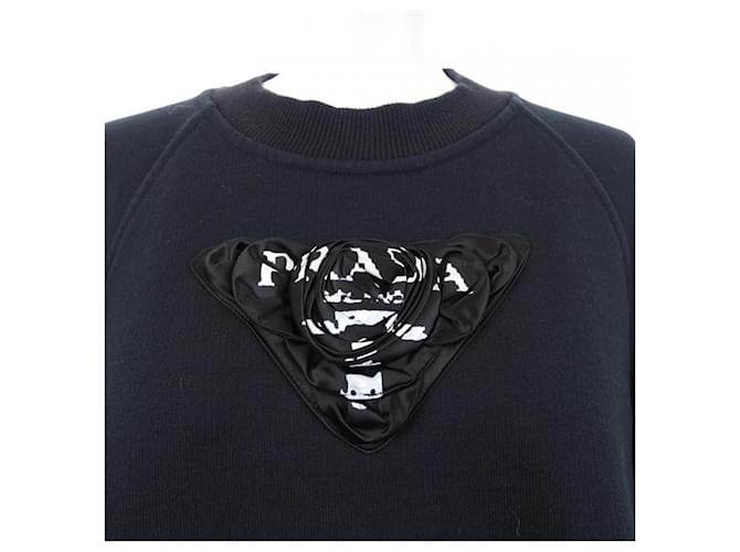 Sweatshirt de algodão Prada Preto - vista 5