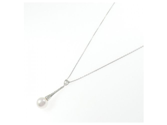 Autre Marque Collana di Perle Akoya Pt950/Pt850 Argento - vista 2